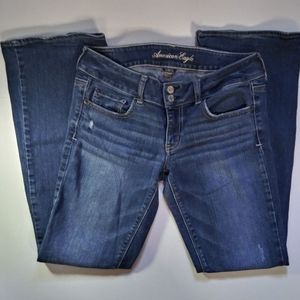 American Eagle stretch jeans mid-rise bootcut sz10